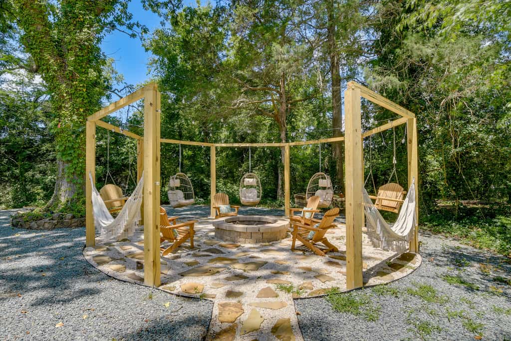Spacious Durham Home w/ Fire Pit & Hot Tub!