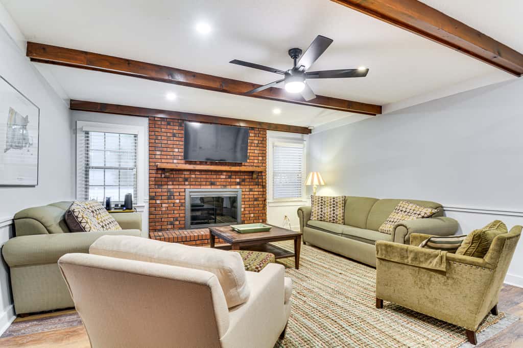 Walk to Parks & Town Square: Cary Home w/ Yard!
