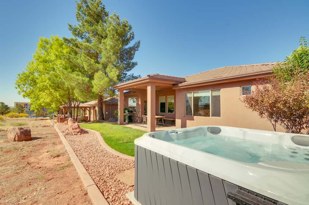 Zion Area Home w/ Scenic Views & Private Hot Tub!