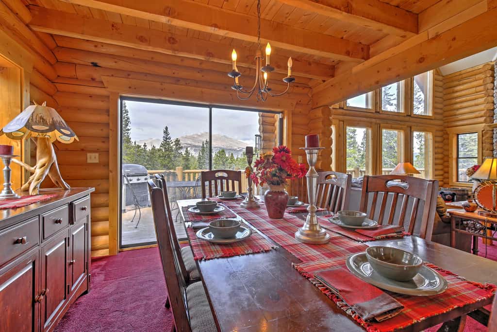 Expansive Alma Cabin w/ Hot Tub & Mountain Views!