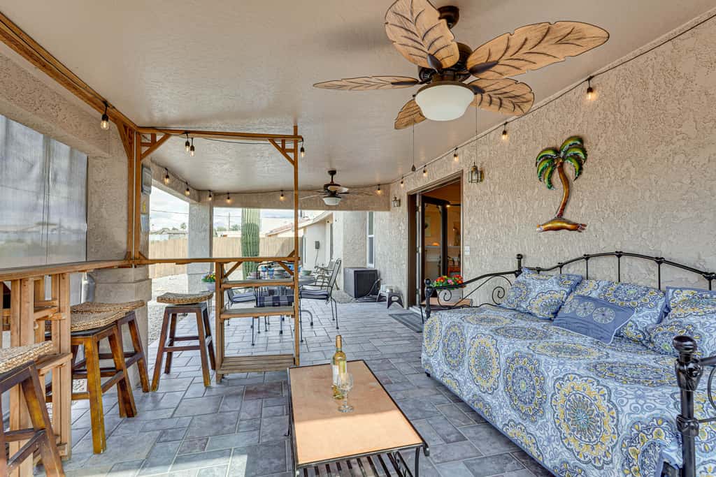 Furnished Patio, Grill & Views: Lake Havasu Home