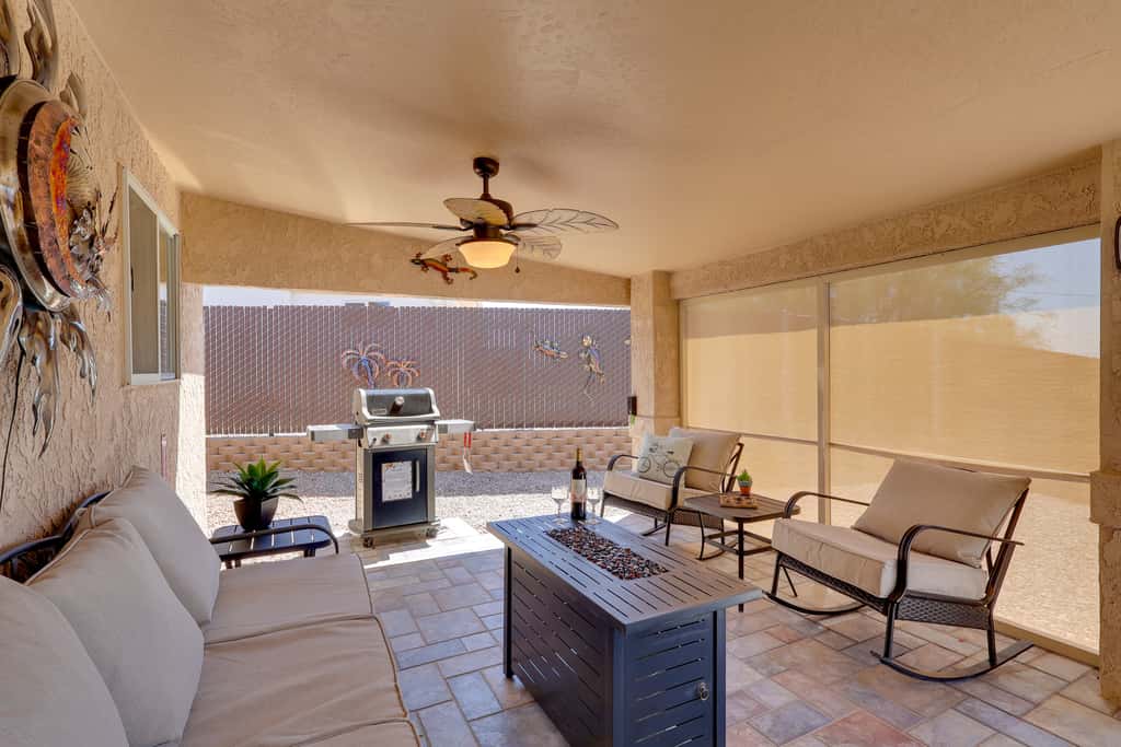 Furnished Patio, Grill & Views: Lake Havasu Home