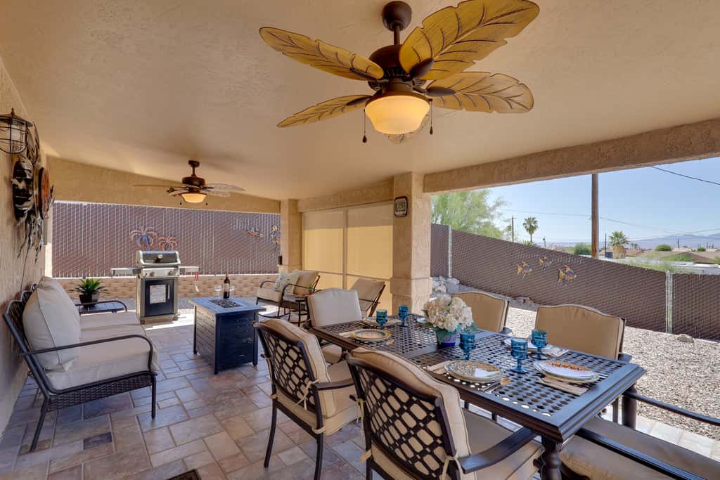 Furnished Patio, Grill & Views: Lake Havasu Home