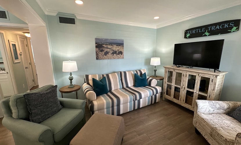 NOTICE:
Hilton Head Resort 1322
Located at Hilton Head Resort with easy beach access (10 min walk) & a shuttle ride for ease, this updated coastal getaway offers the perfect blend of comfort and convenience with a full kitchen, cozy living space, and an indoor, year-round pool. Enjoy pools, tennis courts, pickle-ball, hot tub, sauna, steam room, fitness center, sand volleyball w/ on-site dining. Perfect for couples, families, or a friends' getaway on Hilton Head Island with the whole family at this Coastal Retreat. BOOK NOW!