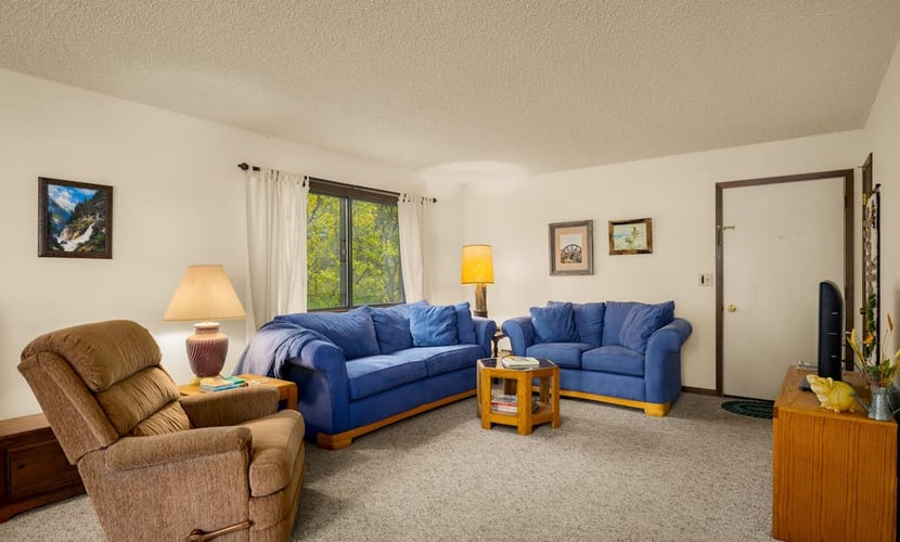 Flathead Lake home with private dock, large patio and lake views