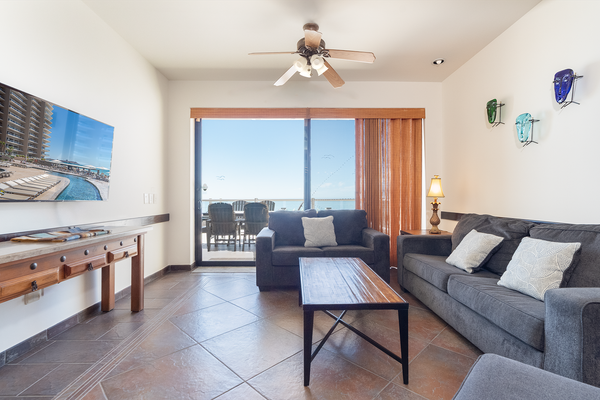 Phase 2 Coronado 107 Stylish Ground-Floor 2BR Steps from Pools, Beach & Las Palomas Fun.