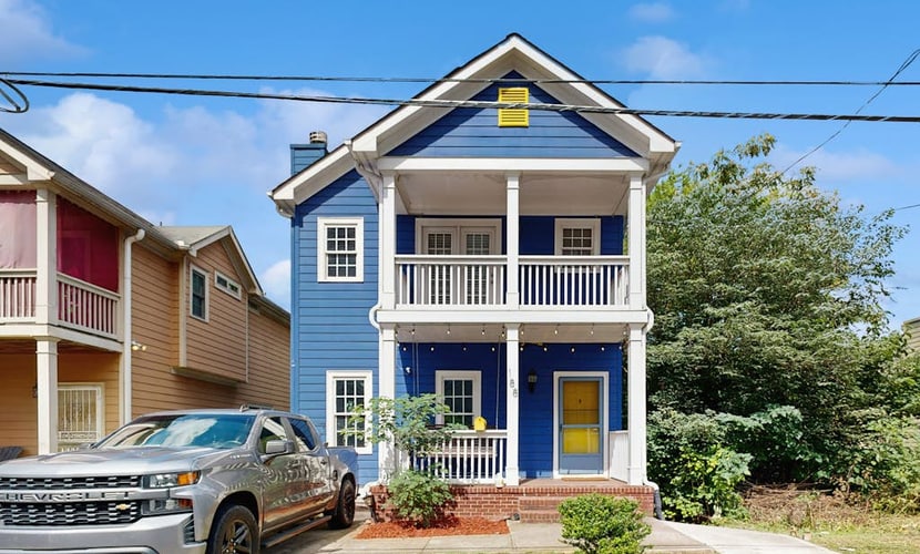 Spacious three-level home with game room, patio & cozy fireplace