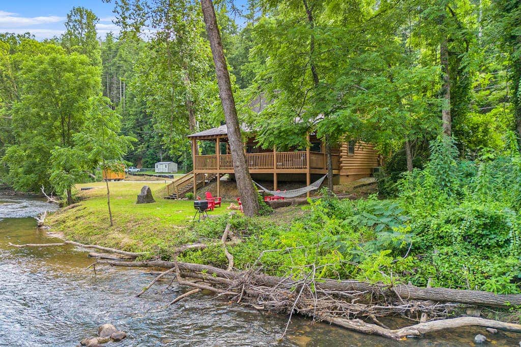 River Fishing Cabin