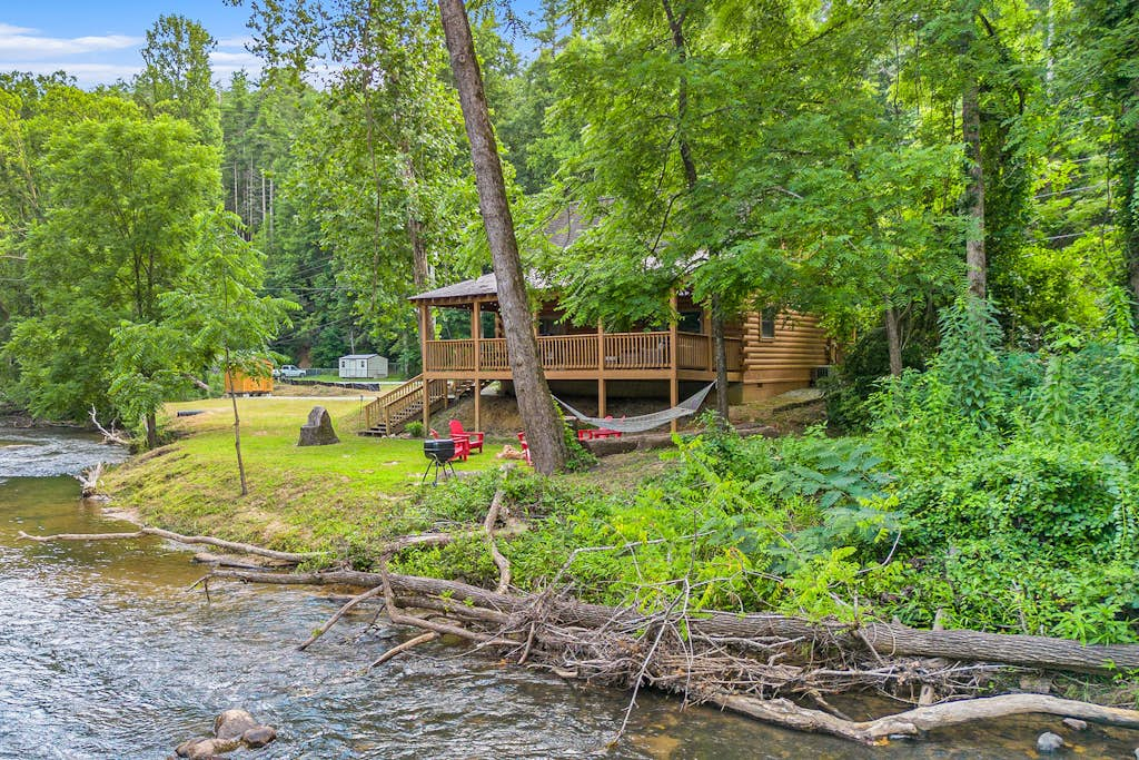 River Fishing Cabin