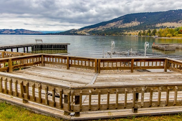 Lakefront home w/ private dock & large patio