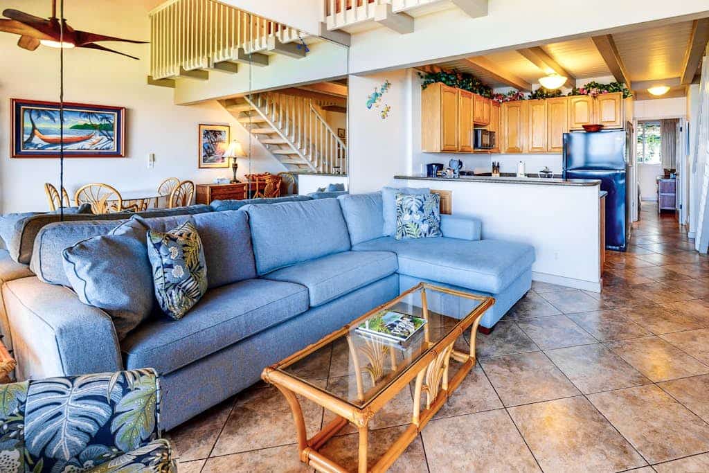 Ocean-view condo with high-speed WiFi, mountain views, & loft