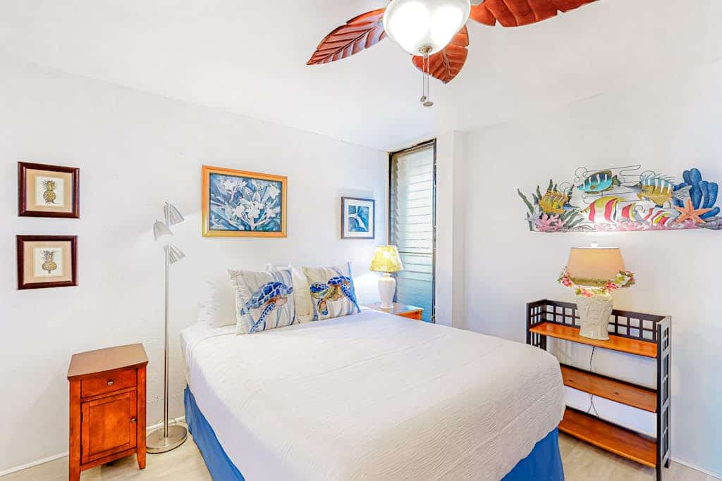 Waterfront gem with heated pool, hot tub, private beach, lanai, grill, W/D, & AC
