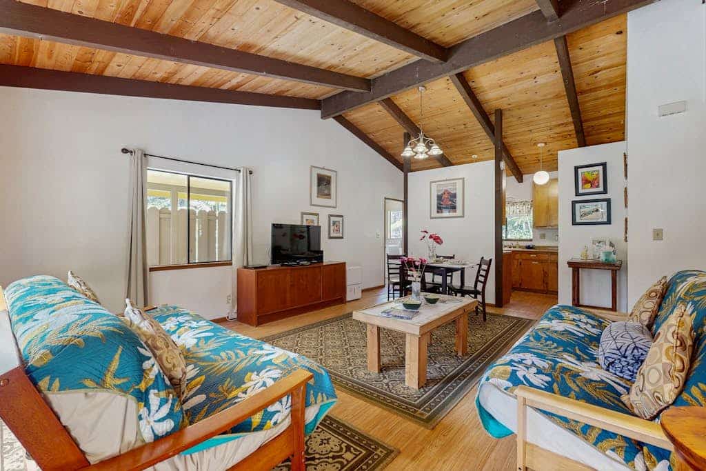 Serene property with nature walk, meditation spot & enclosed gardens