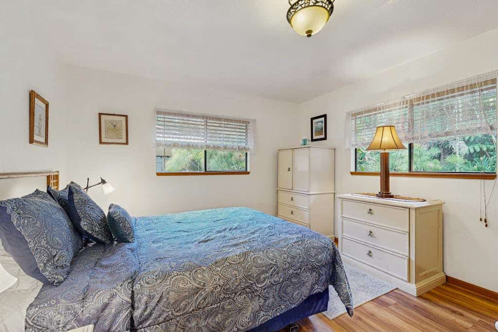 Serene property with nature walk, meditation spot & enclosed gardens
