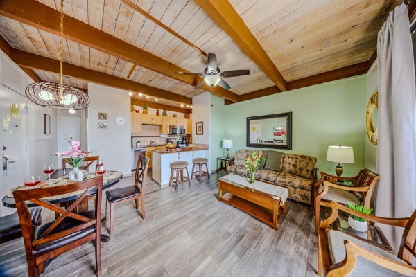 Renovated home across the street from the beach with shared pool & hot tub