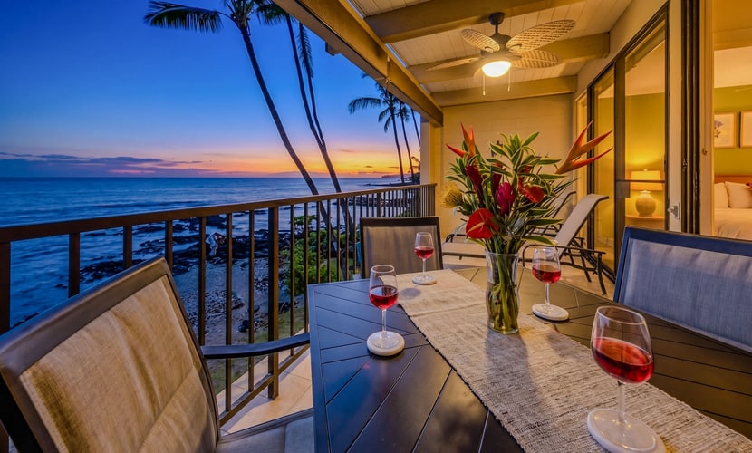 Chic oceanfront condo with full ocean views, pool & hot tub
