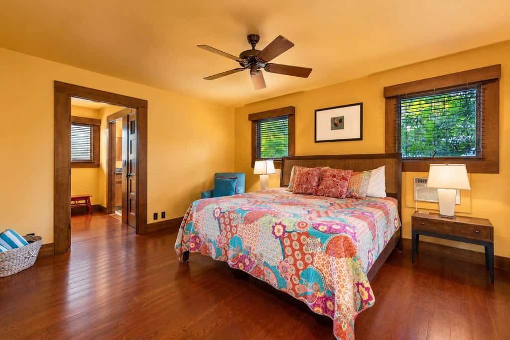 Beautiful Home with Hanalei Waterfall and Mountain Views, w/ AC in Bedrooms