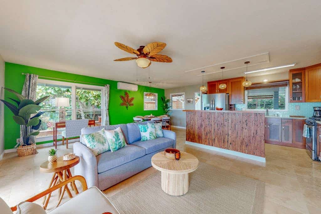 Beautiful home with ocean views, lanai, private gazebo, firepit -great location