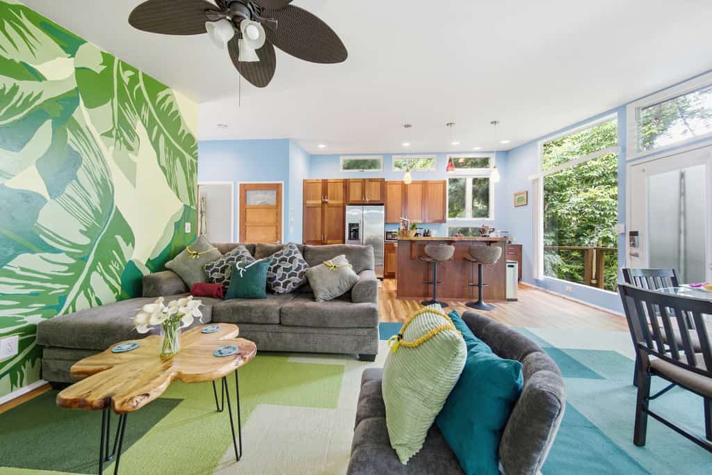 Tranquil Island Escape | Walk to Kehena Beach | Washer & dryer, WiFi