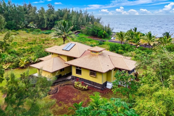 Spacious ocean-view getaway steps to coast with WiFi, patio