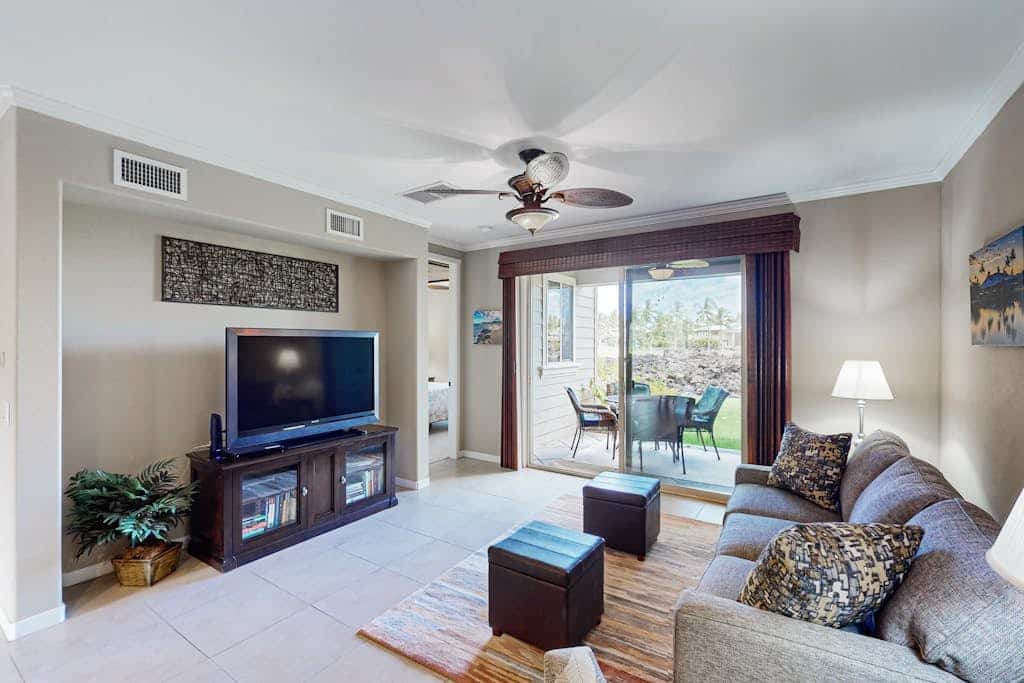 Ground floor condo with private golf side lanai, golf course views, pool, hot tub and grill