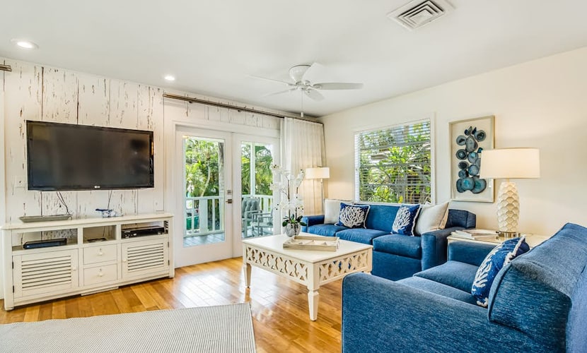 Dog-friendly house w/ beautiful upstairs deck and grill, steps from the beach