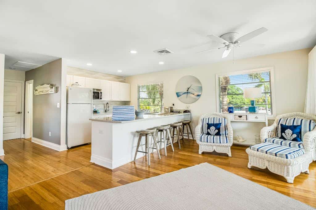 Dog-friendly house w/ beautiful upstairs deck and grill, steps from the beach