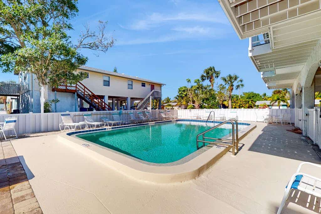 Contemporary dog-friendly home with shared pool - two blocks from the beach