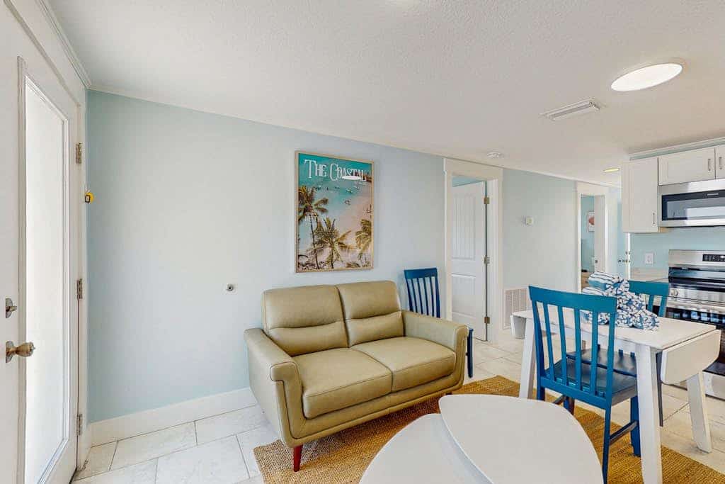 Adorable beachfront rental in a great location with Gulf access right outside