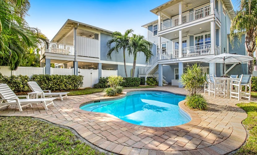 Welcoming condo close to the beach with private heated pool & WiFi