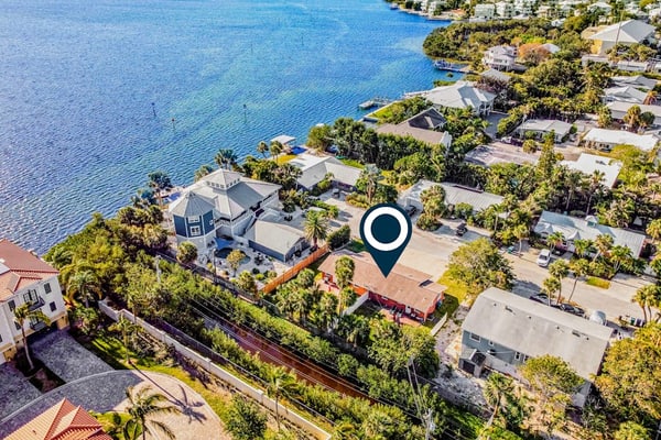 Updated duplex near beach with private yard, AC, & W/D