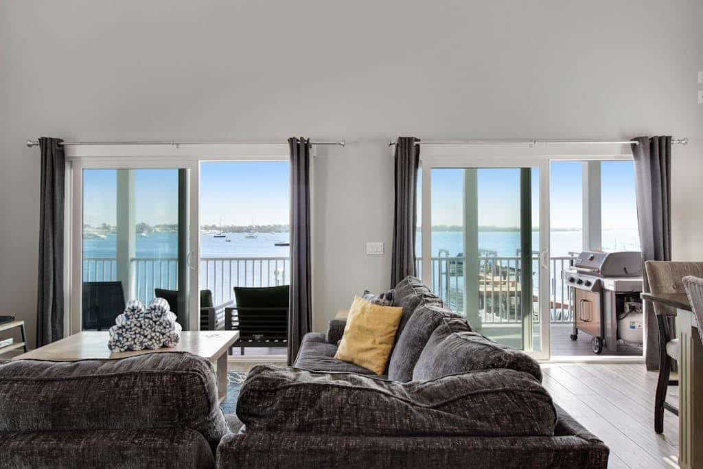 Bayfront Home with Private Pool, Balcony Views & Walkable Beach Access