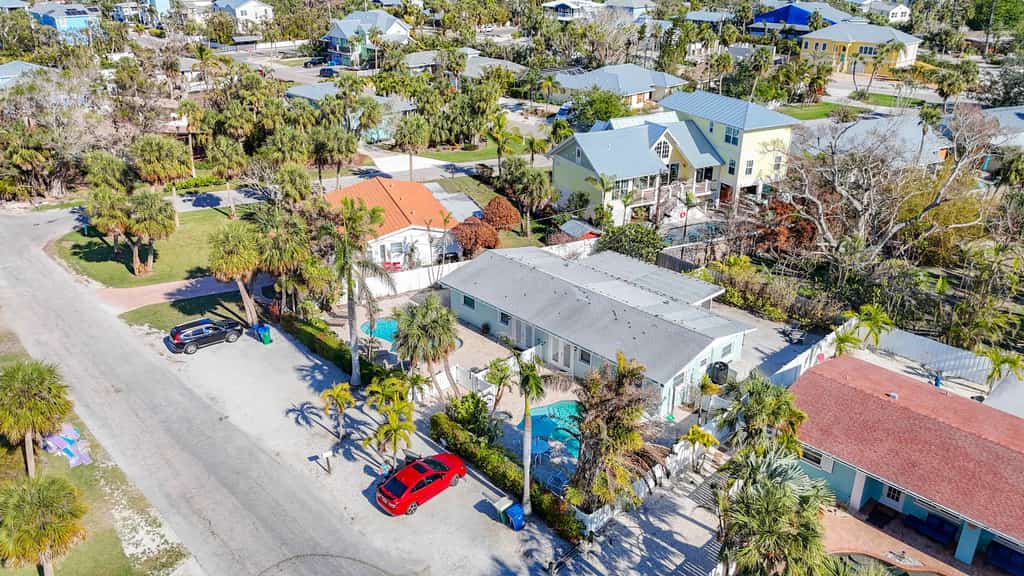 Island villa with heated private pool, tranquil courtyard, easy beach access