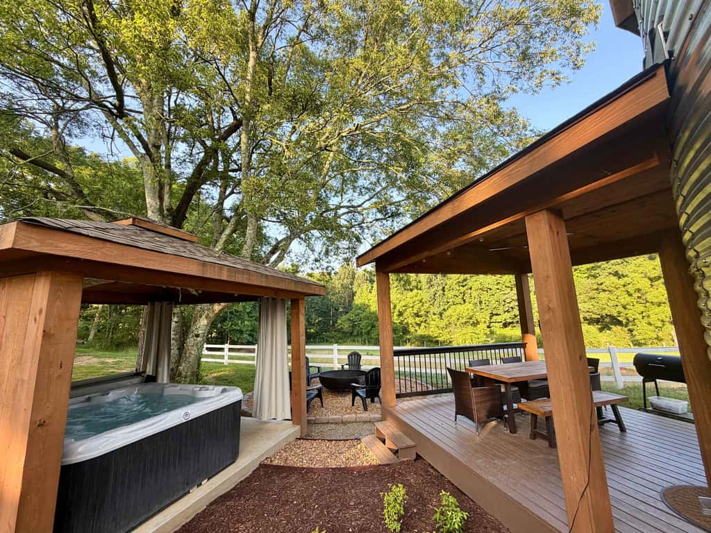 Hollow Silo Stay with Pasture Views & Hot Tub