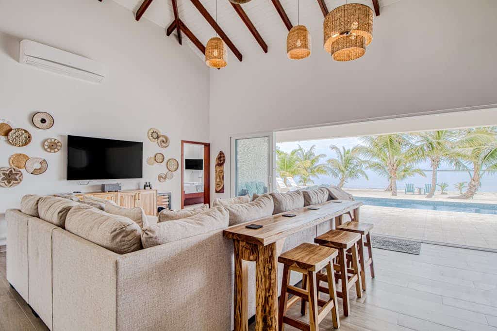 Oceanfront oasis on the beach with private pool, gazebo, grill, patio, and AC