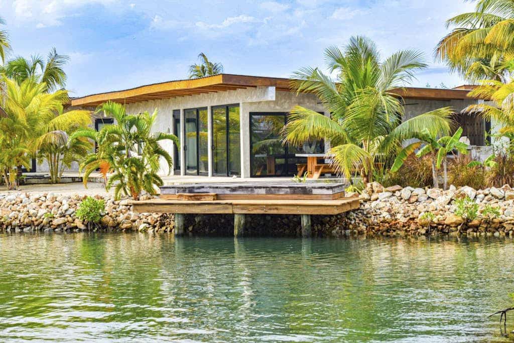 Tranquil villa with water views, private pool, deck dining, WiFi & AC
