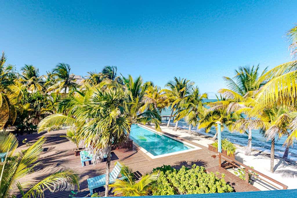 Comfortable oceanfront condo with  pool & ocean views, shared pool, & free WiFi