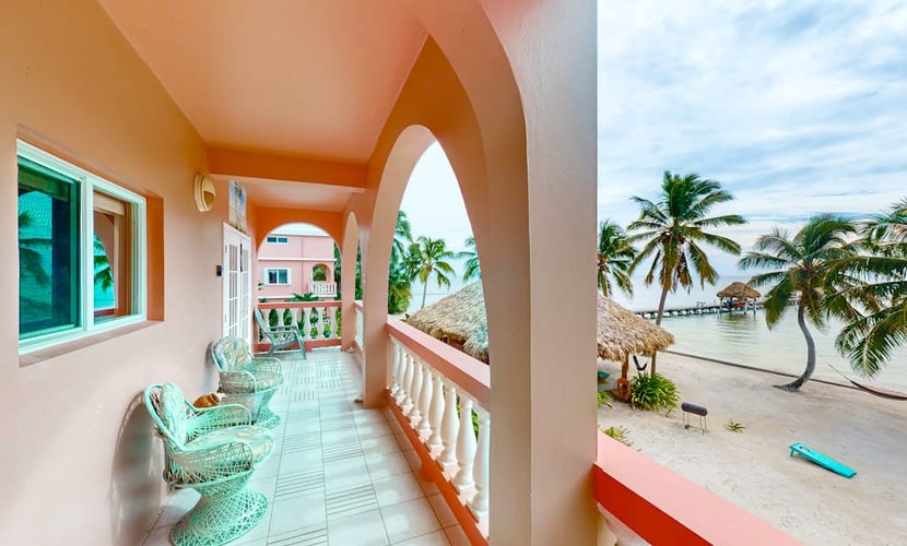 Breezy oceanfront, 2-story condo w/shared pool, beach access, WiFi & partial AC