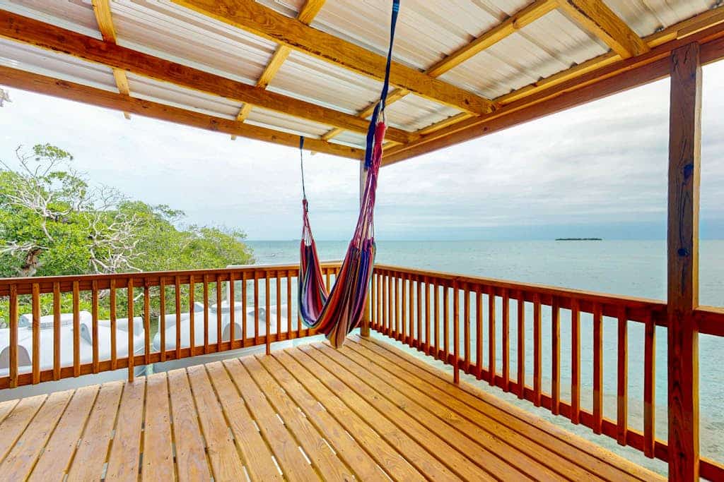 Rustic Oceanfront Cabin on Private Island with beach access & kitchen