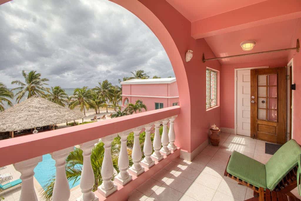 Ocean-view 3rd-floor condo with outdoor pool, dock, grill, balcony, beach access