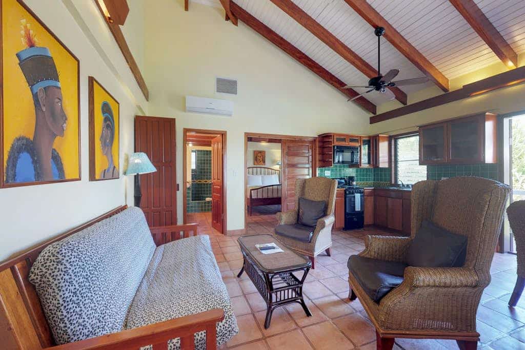 Oceanfront condo with shared pool, sea view, central AC & WiFi - walk to the beach