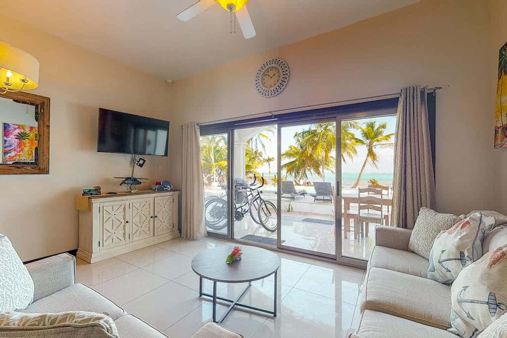 C1 at Blue Water Beach Villas -Gold Standard Certified | 1 Bed San Pedro, Be Condo | Vacasa website image