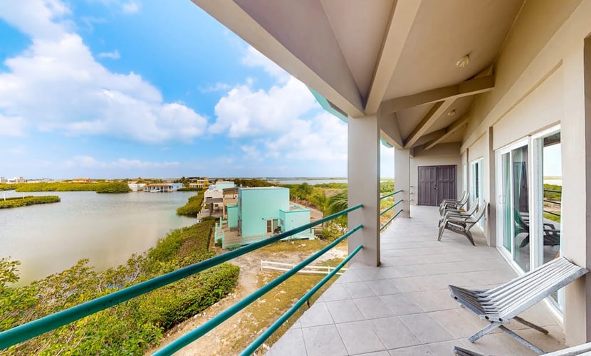 Settle into island life at this renovated two-bedroom, two-bath condo at Mara Laguna, a well-known waterfront condominium community in the peaceful Tres Cocos area of Ambergris Caye.