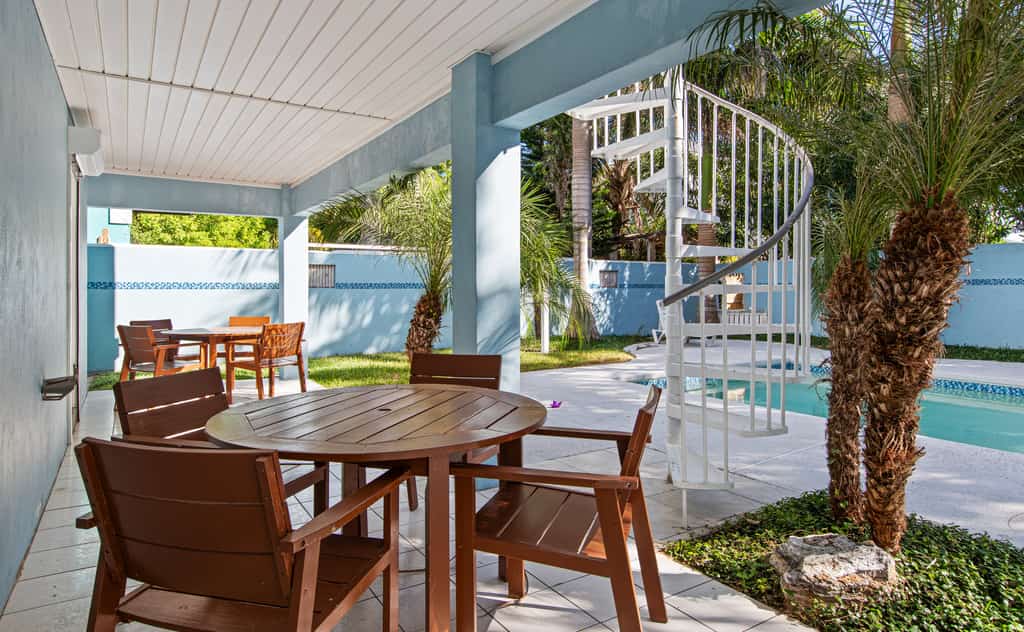 Welcome to Zen Garden, a spacious two-story island home on the bay side of South Padre Island. Cool off in your private fenced pool, gather in the open living and kitchen spaces, and unwind on the second-floor porch with views toward the bay. With four bedrooms, a game room, and a peaceful garden patio, there is room for everyone to spread out. The beach is just a short drive away, with island dining, shopping, and adventures close by.