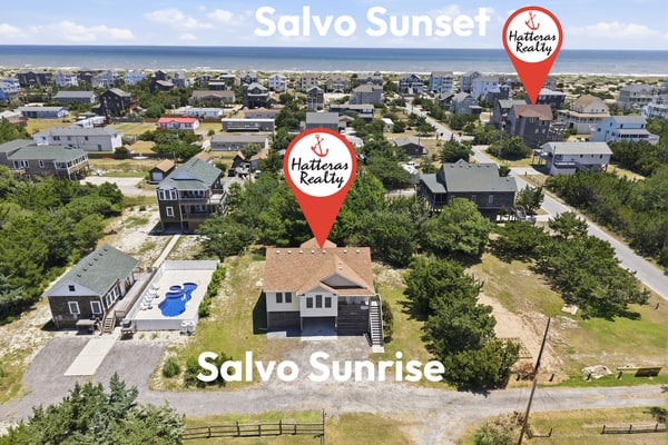 SO488 Salvo Sunrise - Newly renovated oceanside home