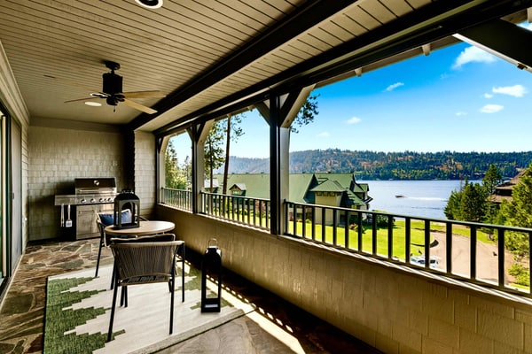 Wake up to beautiful views of Lake Coeur d’Alene from this spacious, remodeled top-floor penthouse near Gozzer Ranch. With 3 bedrooms, 2 baths, an open-concept living area, private balcony with grill, fireplace, and fully equipped kitchen, it’s perfect for families, couples, and golf getaways. Enjoy a peaceful lakeside setting with beach access, an indoor pool, and easy access to boating, hiking, golf, dining, and downtown Coeur d’Alene.