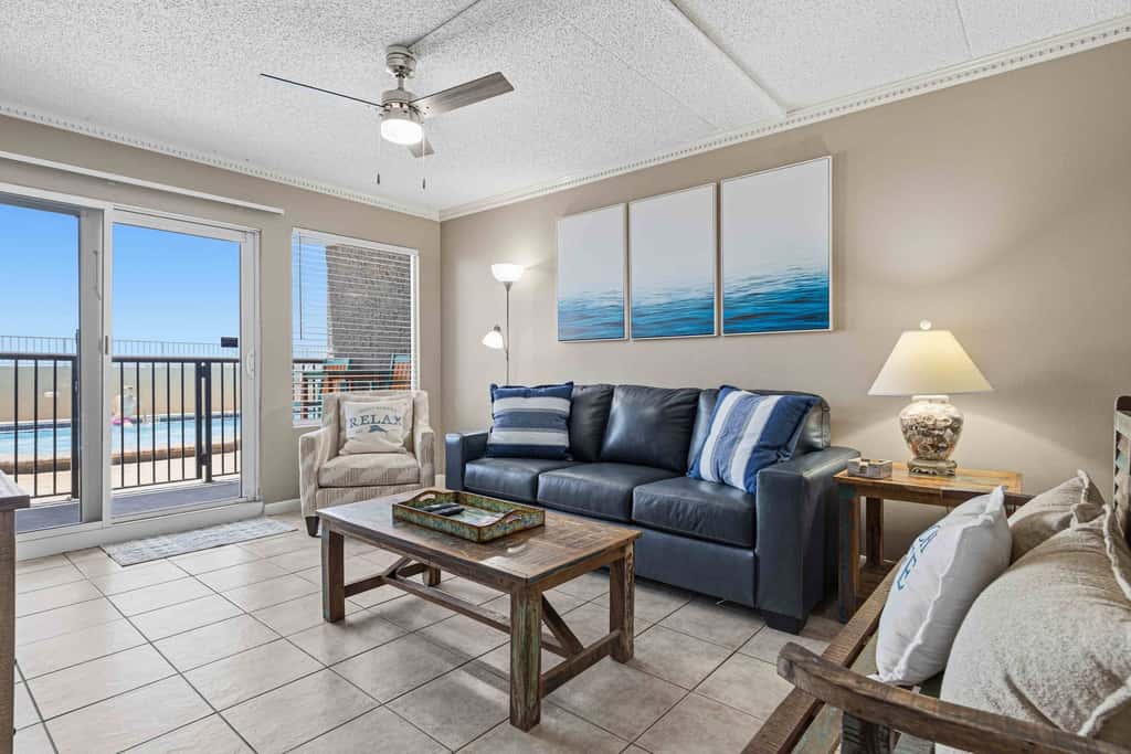 Waterfront Condo with shared pool & fitness room 