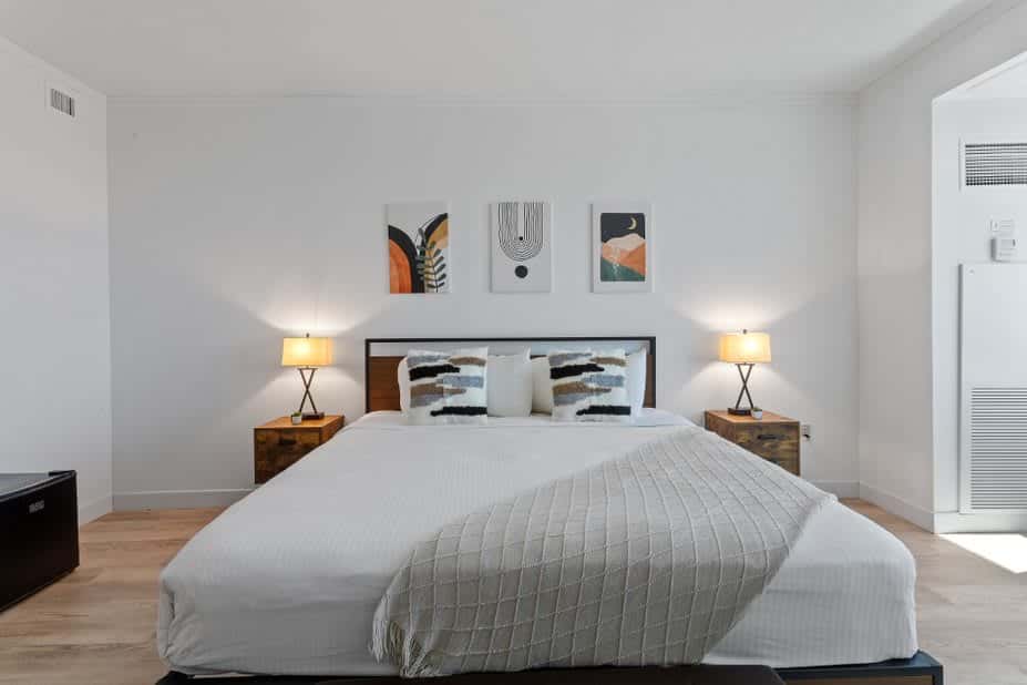 Boardwalk King Bed Retreats by CozySuites 