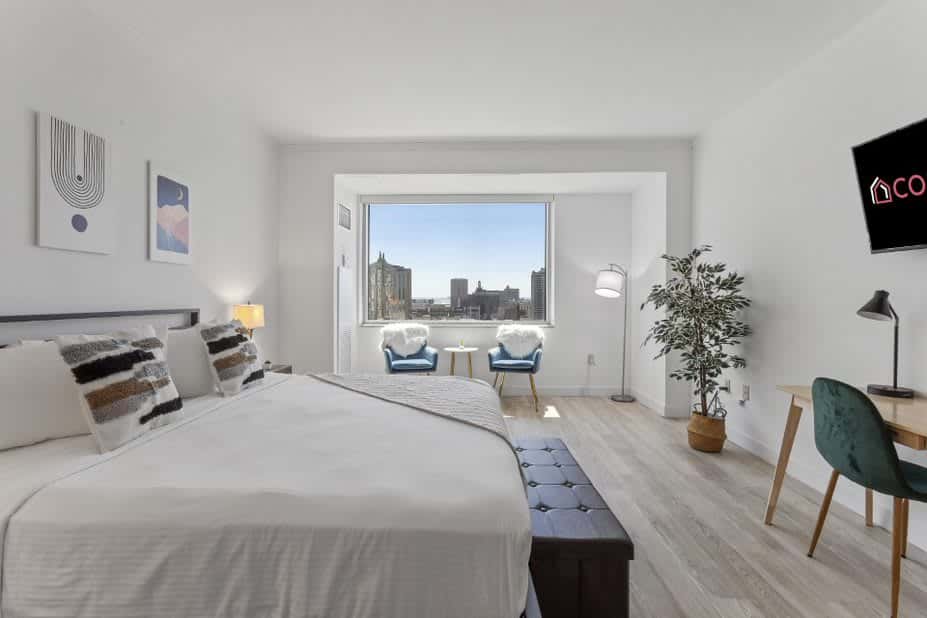 Boardwalk King Bed Retreats by CozySuites 