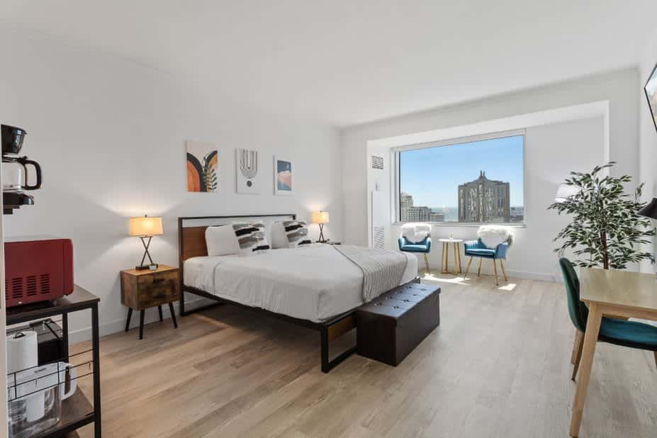 Boardwalk King Bed Retreats by CozySuites 